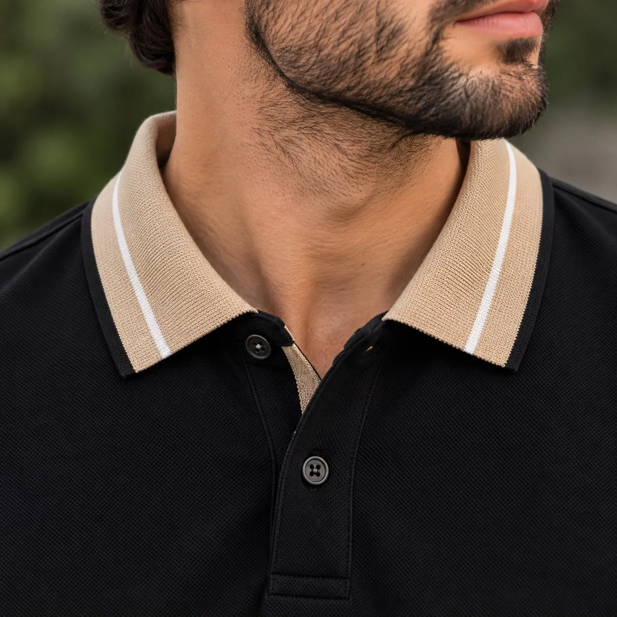 Premium Export Polo Shirt (Black Color) - BCP008