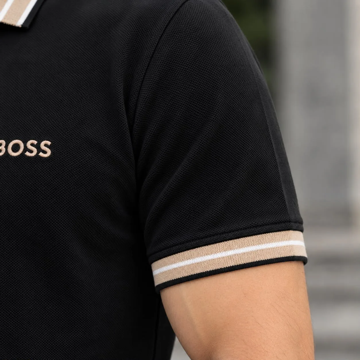 Premium Export Polo Shirt (Black Color) - BCP008