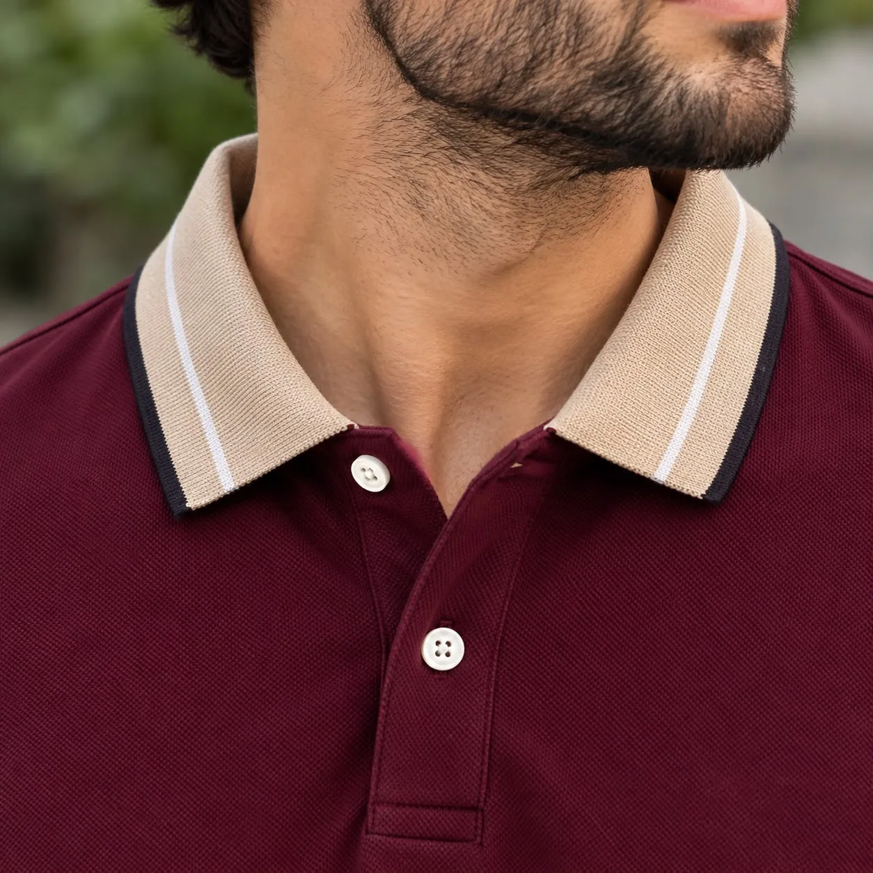 Premium Export Polo Shirt (Maroon Color) - MCP007